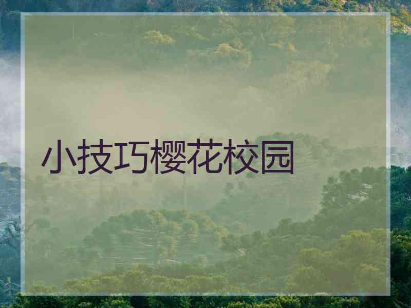 小技巧樱花校园