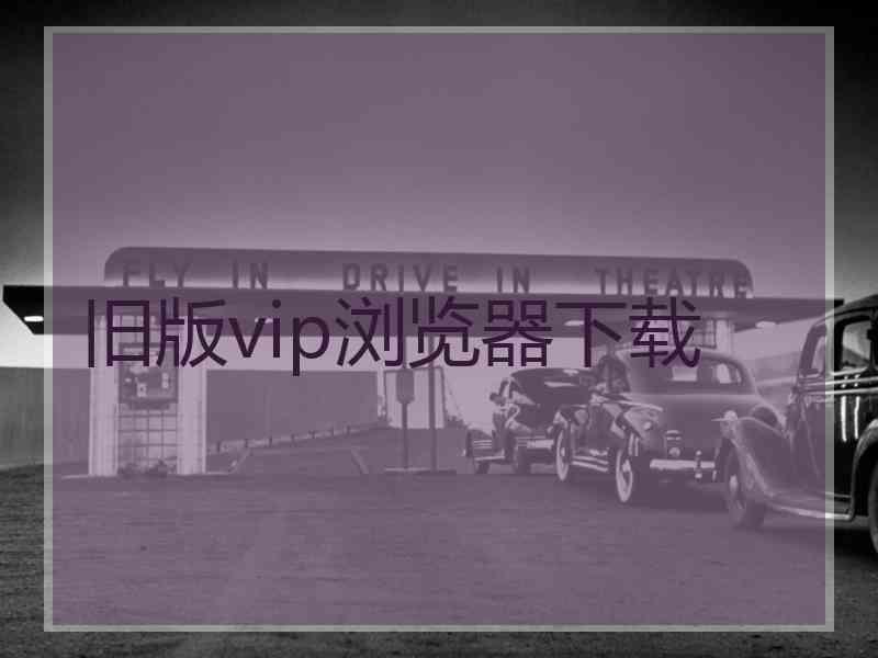 旧版vip浏览器下载