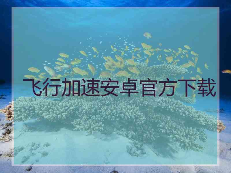 飞行加速安卓官方下载