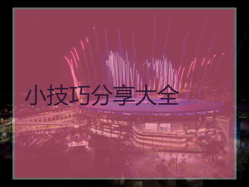 小技巧分享大全