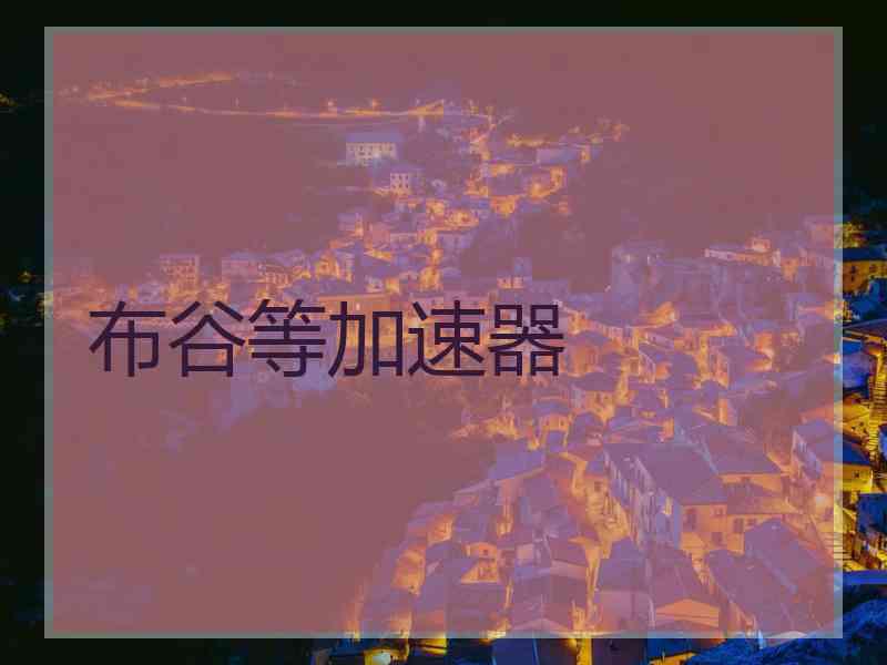 布谷等加速器