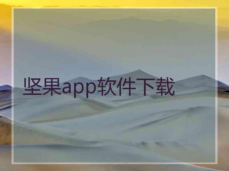 坚果app软件下载