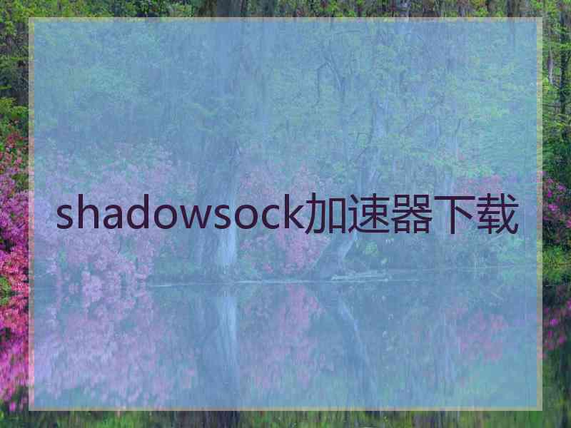 shadowsock加速器下载
