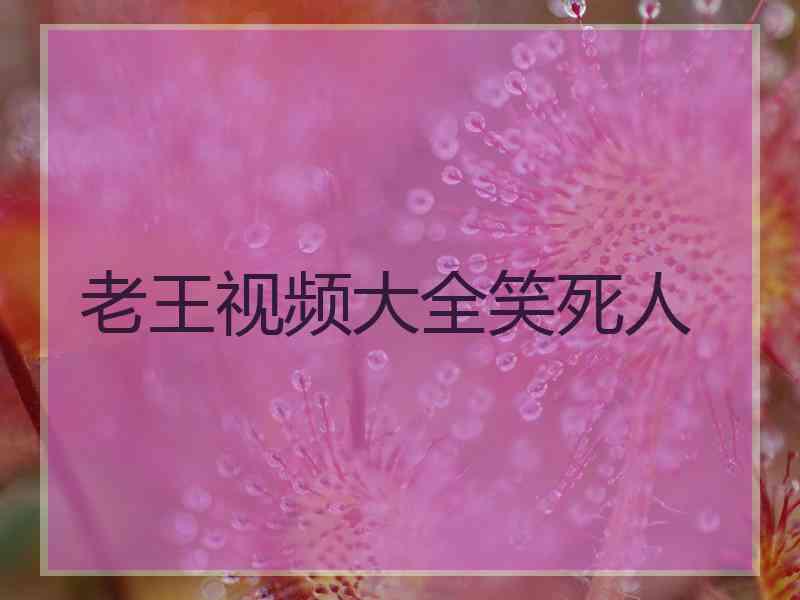 老王视频大全笑死人