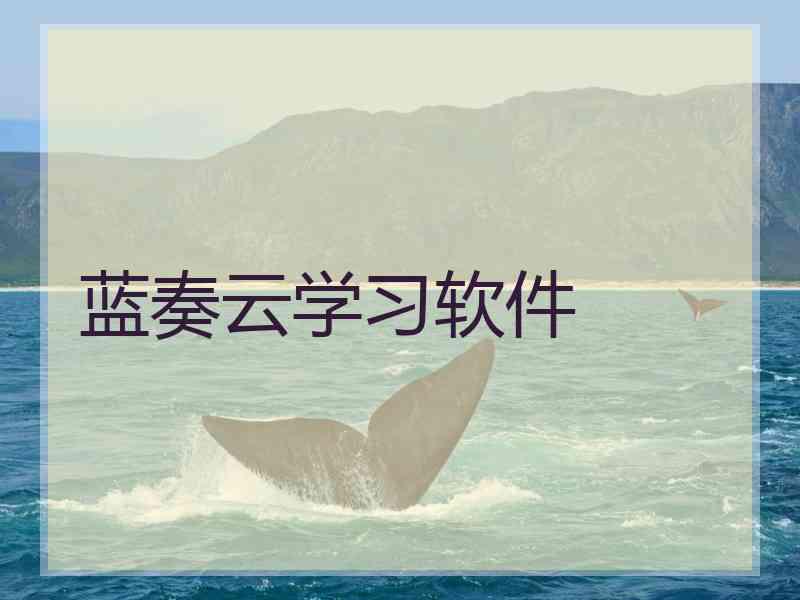 蓝奏云学习软件