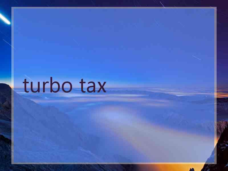 turbo tax