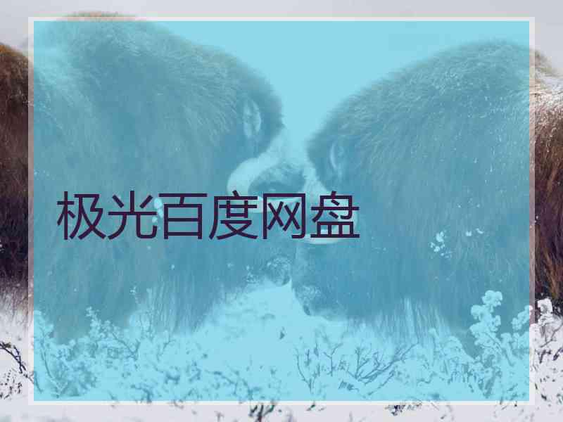 极光百度网盘