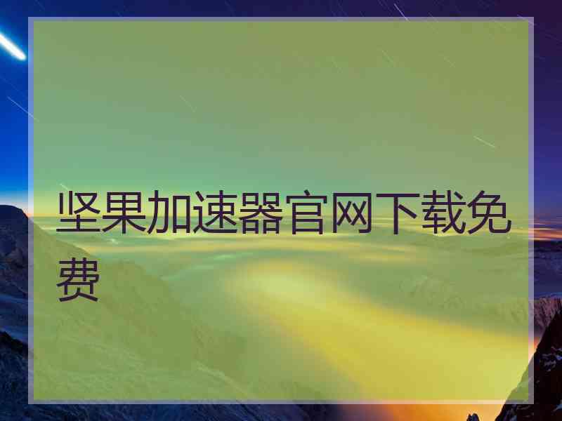 坚果加速器官网下载免费