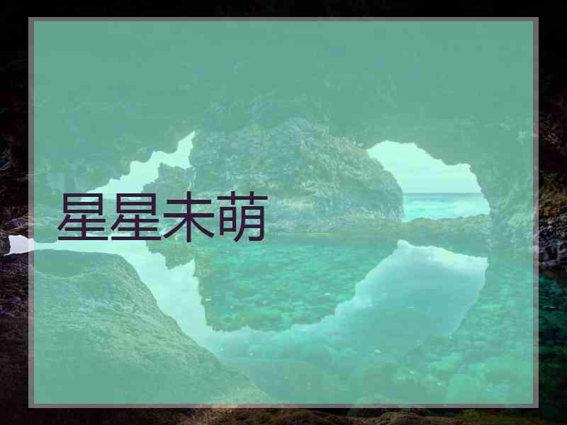 星星未萌