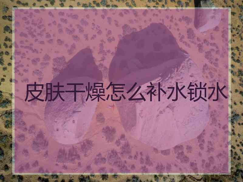 皮肤干燥怎么补水锁水