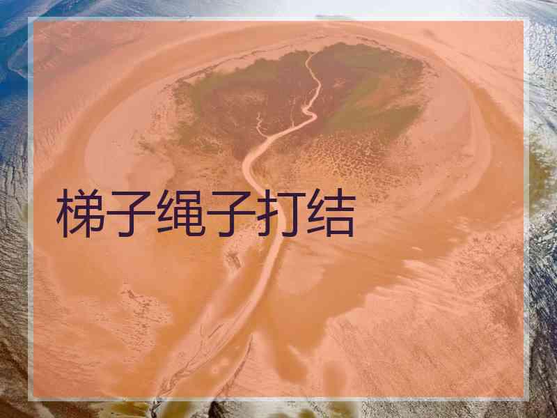梯子绳子打结