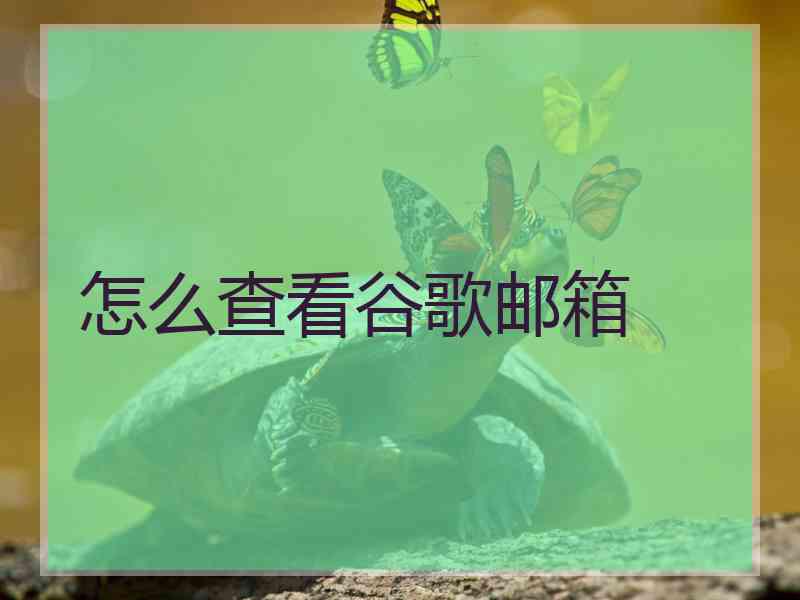 怎么查看谷歌邮箱