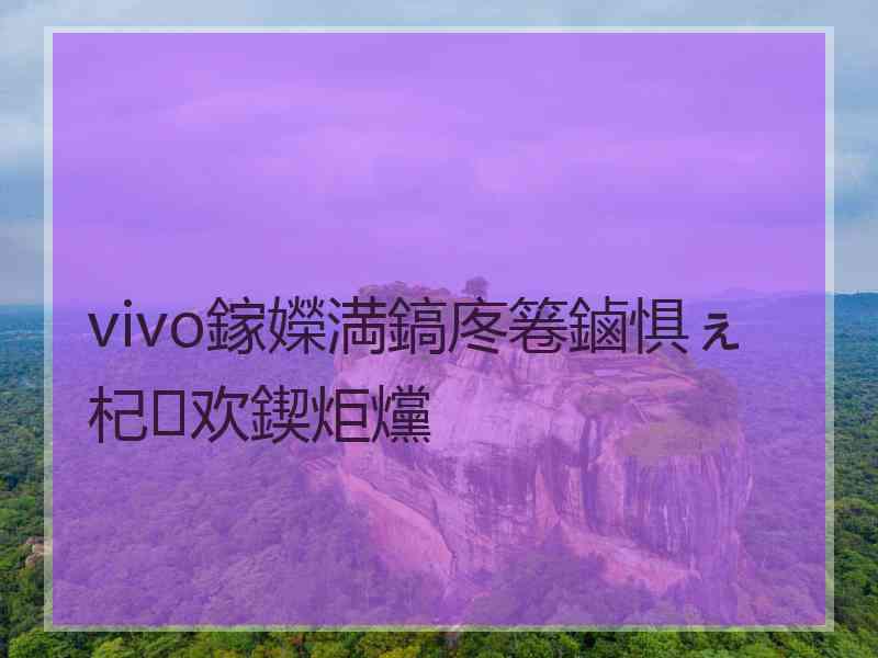 vivo鎵嬫満鎬庝箞鏀惧ぇ杞欢鍥炬爣