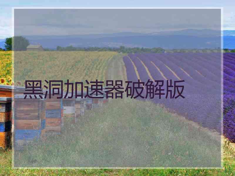 黑洞加速器破解版
