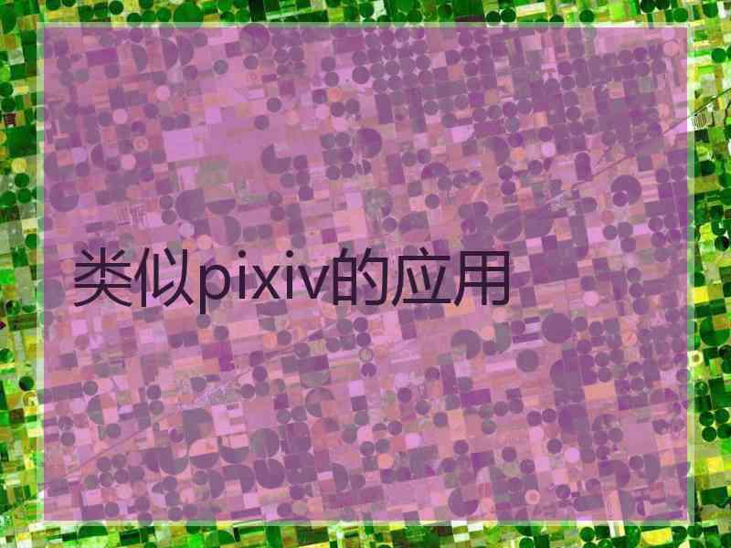 类似pixiv的应用