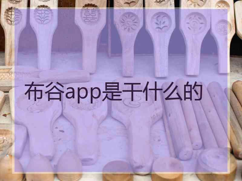 布谷app是干什么的