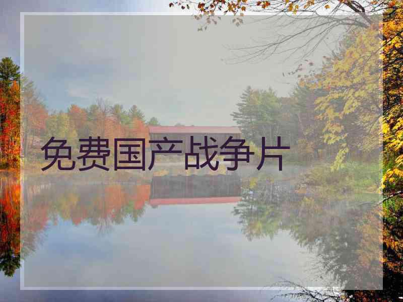 免费国产战争片