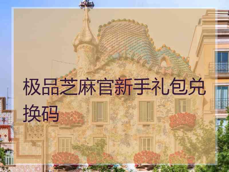 极品芝麻官新手礼包兑换码