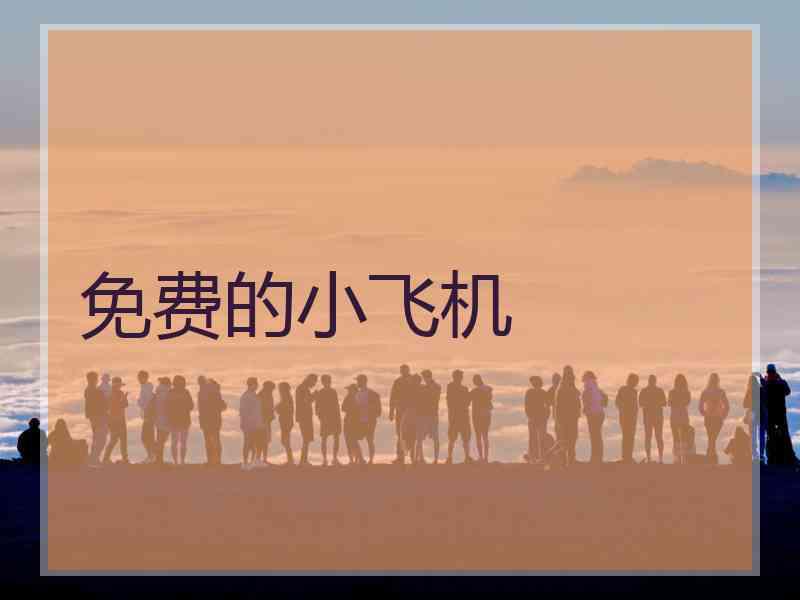免费的小飞机