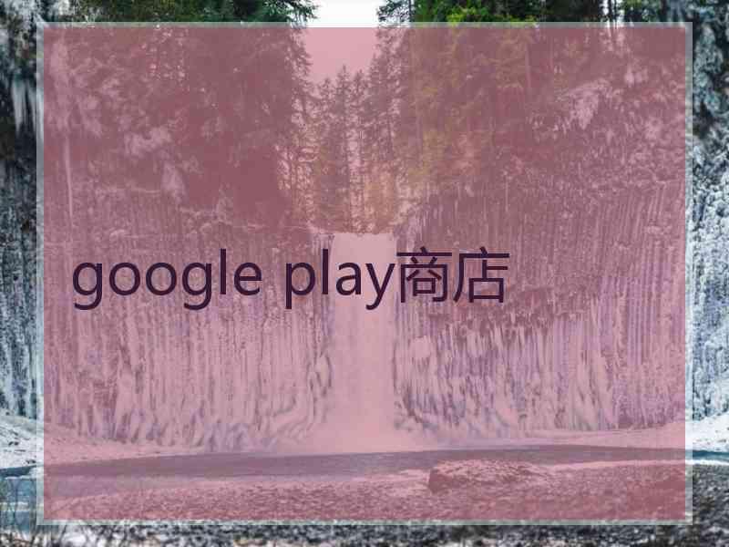 google play商店