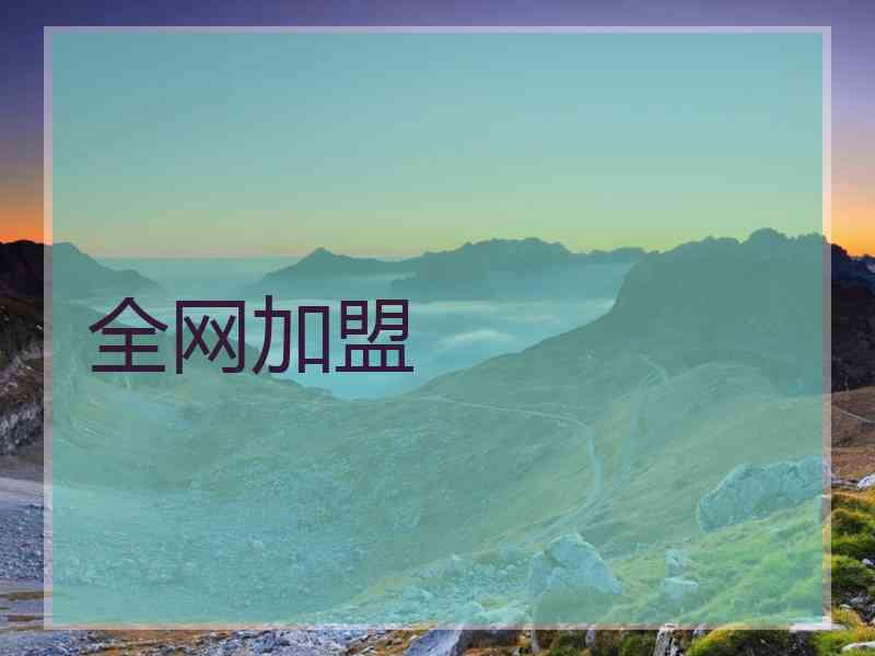 全网加盟