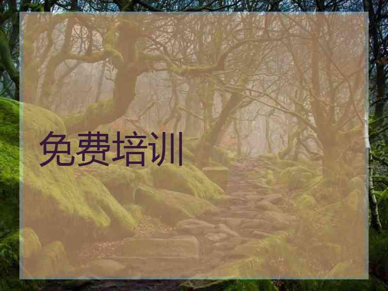 免费培训