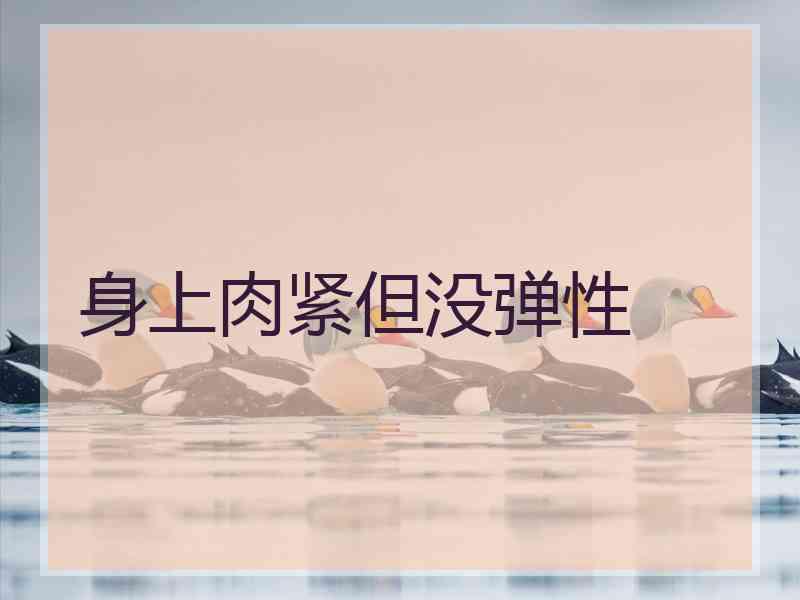 身上肉紧但没弹性