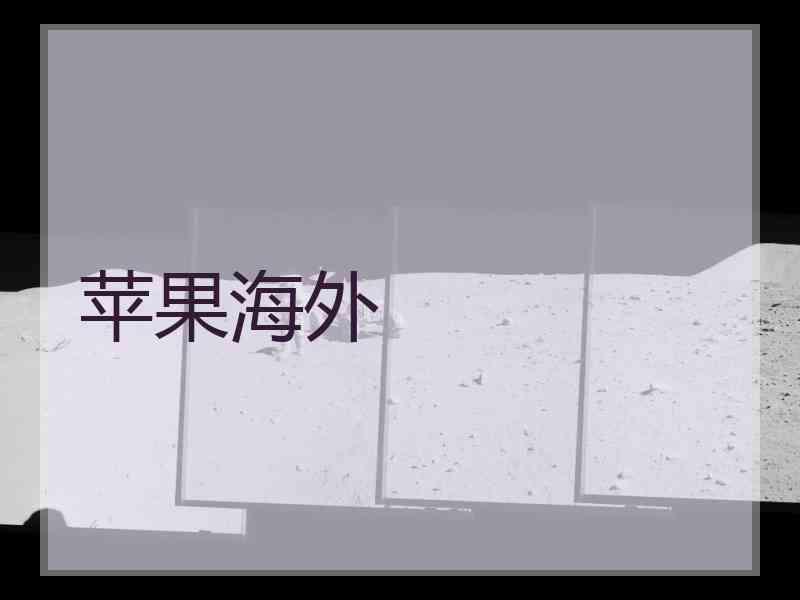 苹果海外