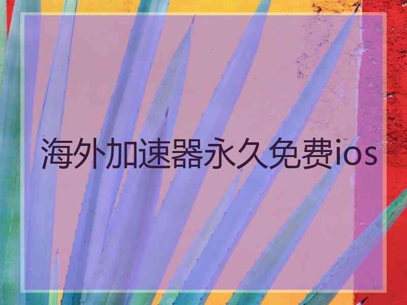 海外加速器永久免费ios