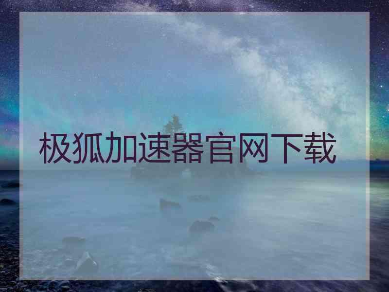 极狐加速器官网下载