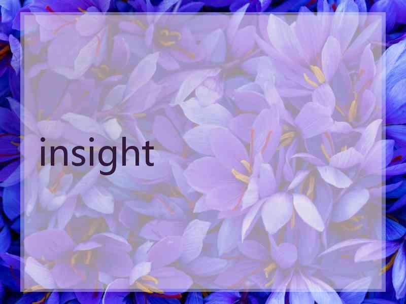 insight