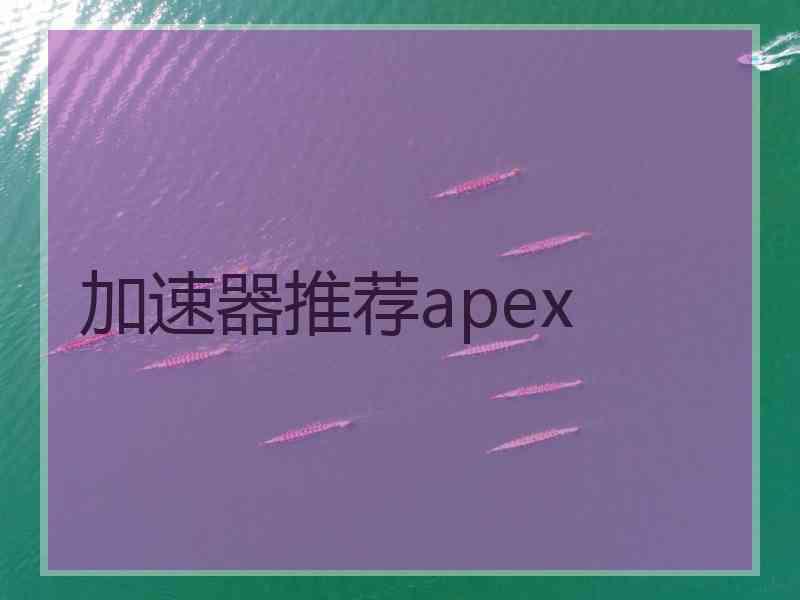 加速器推荐apex
