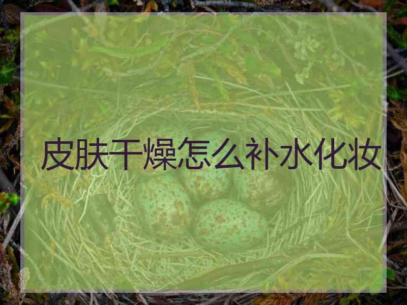 皮肤干燥怎么补水化妆