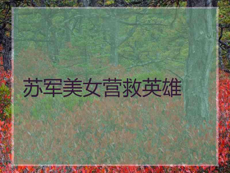 苏军美女营救英雄