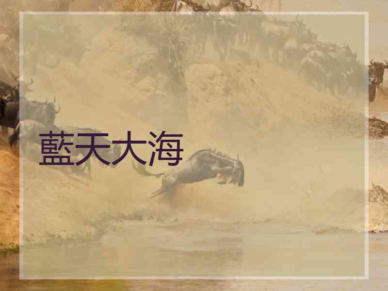 藍天大海