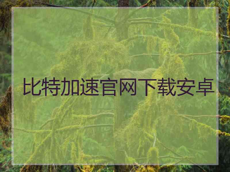 比特加速官网下载安卓