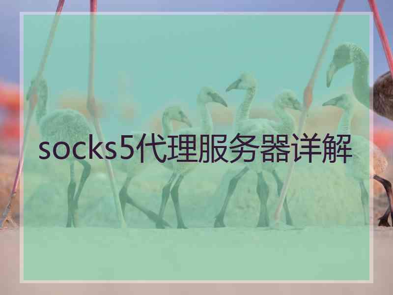 socks5代理服务器详解