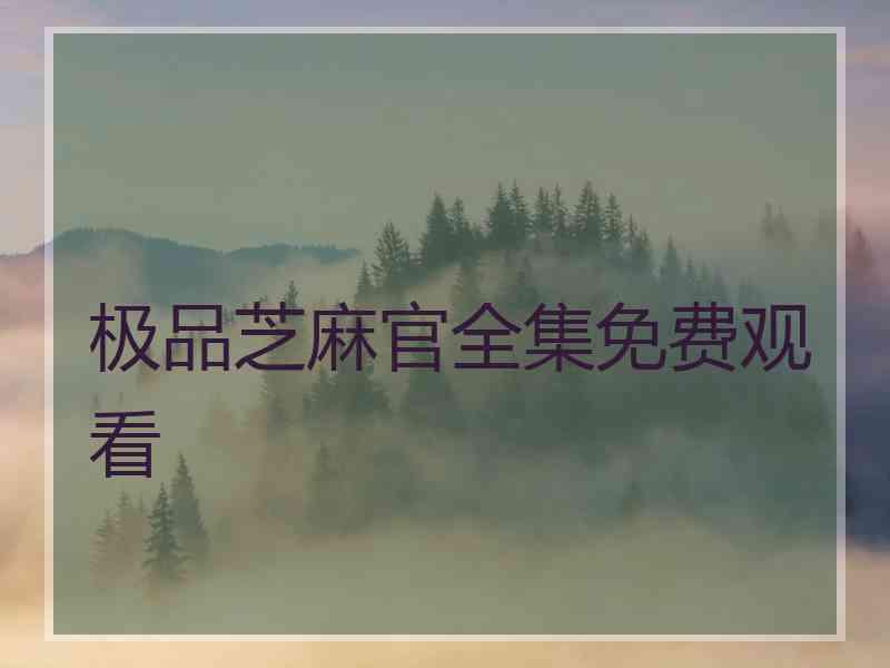 极品芝麻官全集免费观看