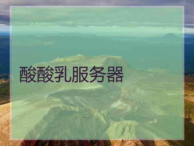 酸酸乳服务器