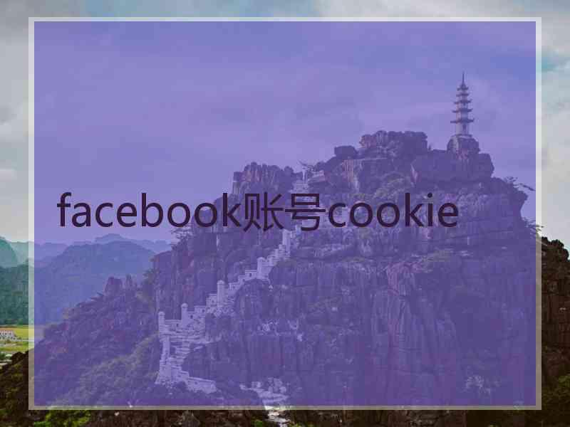 facebook账号cookie
