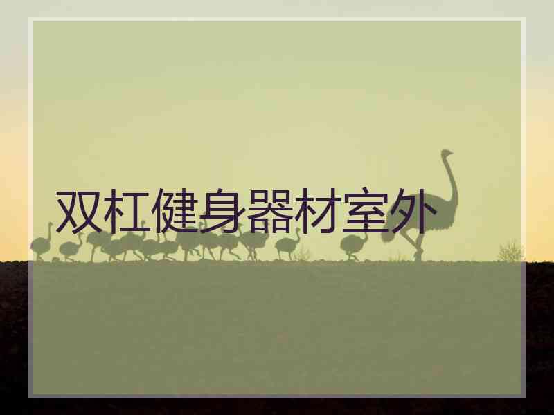 双杠健身器材室外