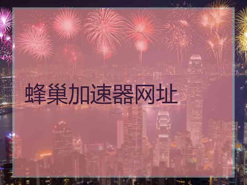 蜂巢加速器网址