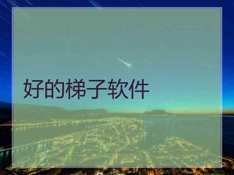 好的梯子软件