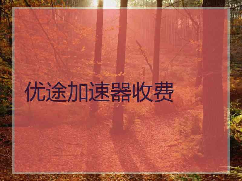 优途加速器收费