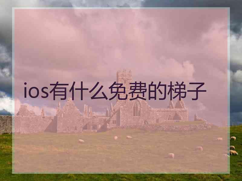 ios有什么免费的梯子
