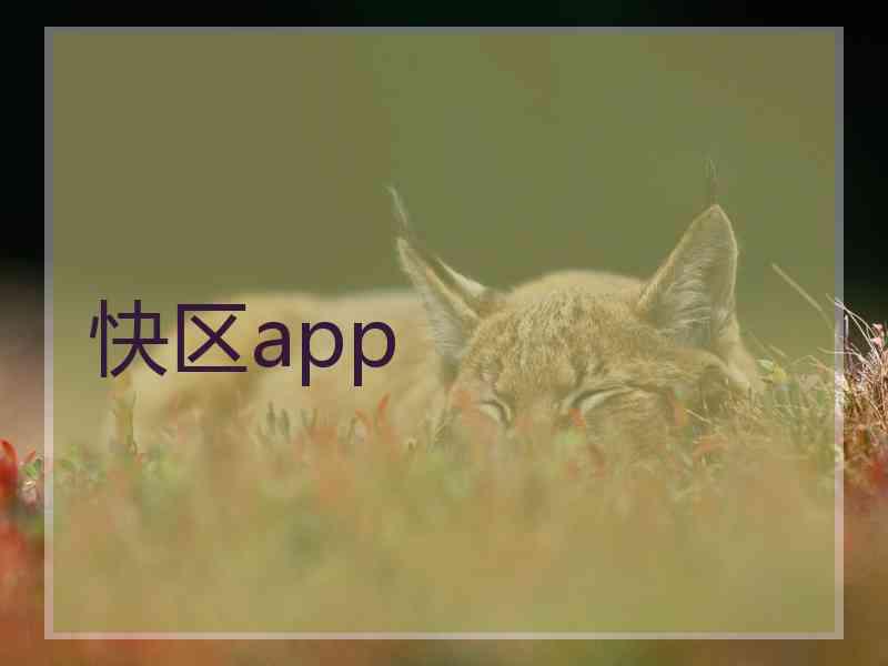 快区app