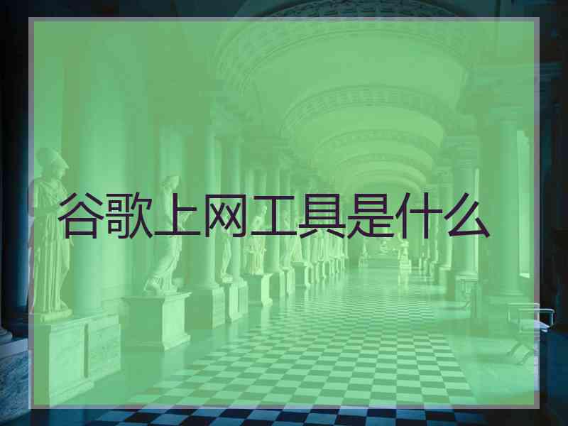 谷歌上网工具是什么