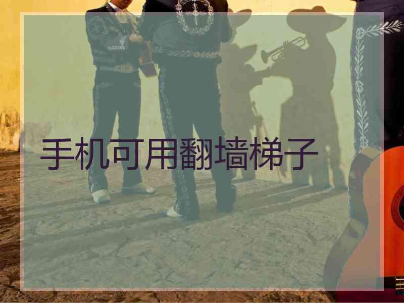 手机可用翻墙梯子