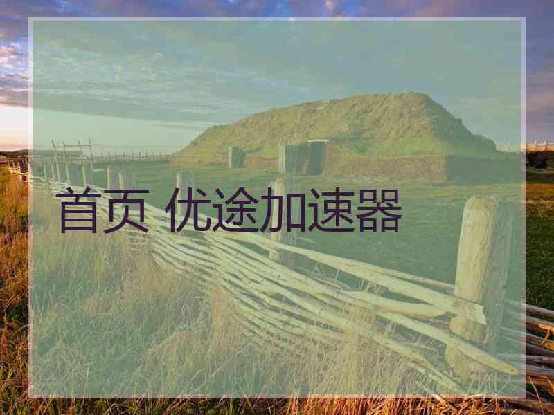 首页 优途加速器