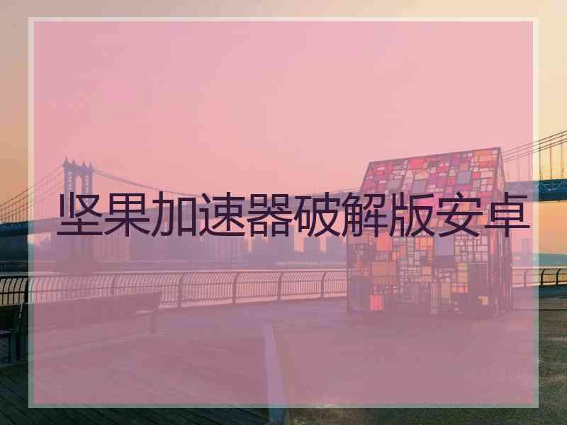 坚果加速器破解版安卓